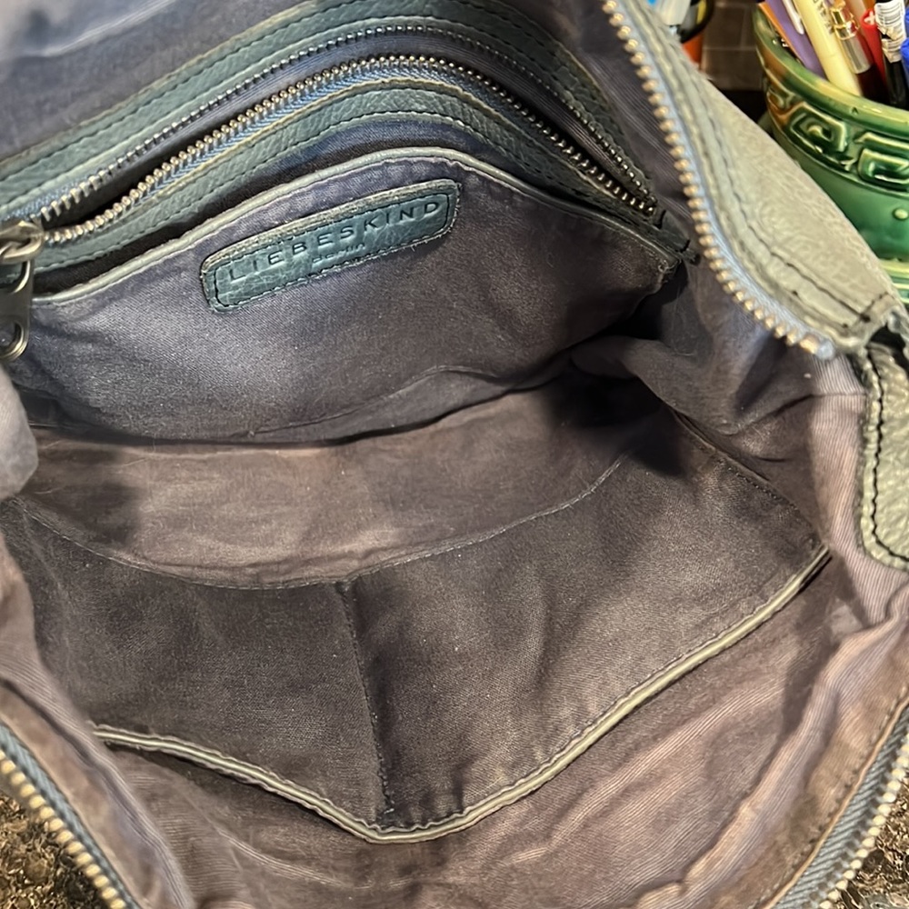 Liebeskind Purse. Inside/outside pockets. Adjustable shoulder strap. 12” x 11”. - Picture 5 of 5